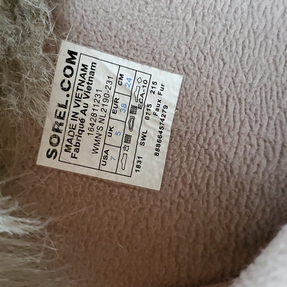 Sorel Tofino Tall Waterproof Boots Size 7 - Picture 14 of 14